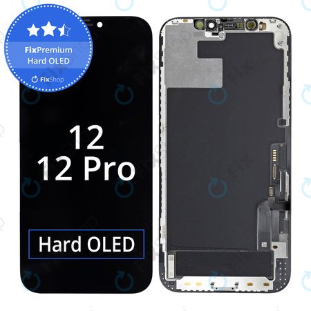 Apple iPhone 12, 12 Pro - Écran LCD + Écran Tactile + Cadre Dur OLED FixPremium