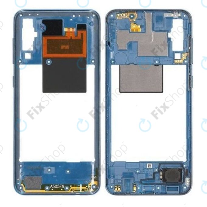 Samsung Galaxy A50 A505F - Cadre central (Bleu) - GH97-23209C Genuine Service Pack