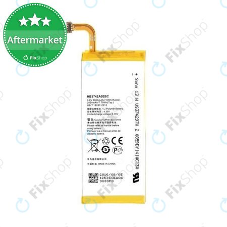 Huawei Ascend G620S, G630, Ascend P6, Ascend G6 - Batterie HB3742A0EBC 2050mAh