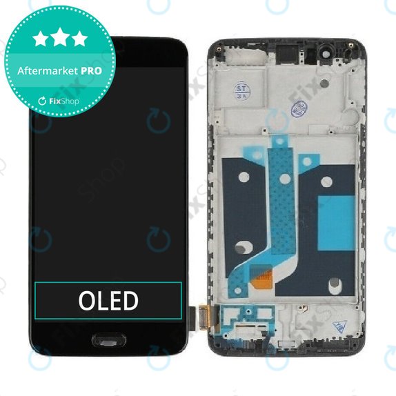 OnePlus 5 - Écran LCD + Écran tactile + Cadre (Noir Phantom) TFT
