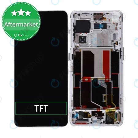 OnePlus 10 Pro NE2210 NE221 - Écran LCD + Écran Tactile + Cadre (Blanc Panda) TFT