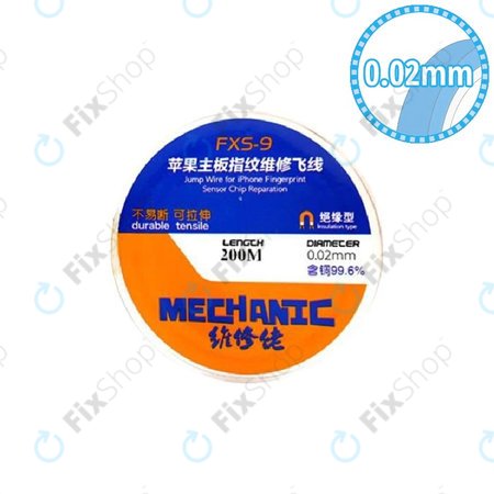 Mechanic - Fil Jump FlyLine en cuivre - 0,02 mm x 200 m