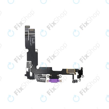 Apple iPhone 14 Plus - Connecteur de charge + Câble flexible (Violet)