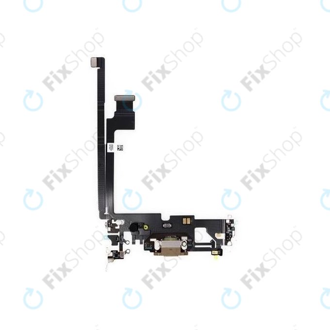 Apple iPhone 12 Pro Max - Connecteur de charge + Câble flexible (Or)