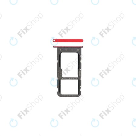 Huawei Honor Play - Tiroir SIM (Rouge) - 51661KAE