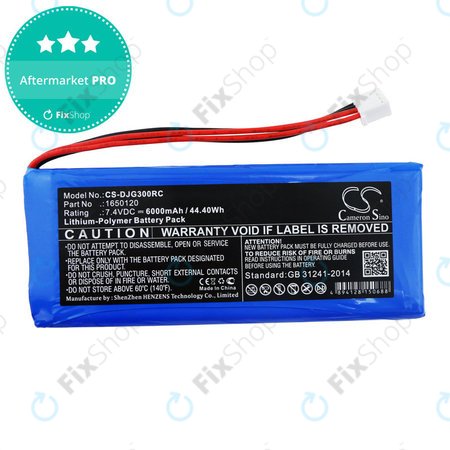 Batterie pour DJI Inspire 1, 2, Phantom 3, 4, 6000mAh, Li-Pol, 7.4V, 1650120, HQ