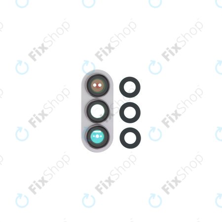 Samsung Galaxy Z Fold 7 F966B - Objectif de caméra arrière + cadre (Silver Shadow)