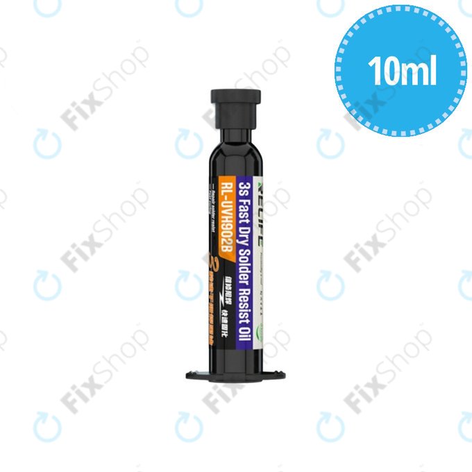 Relife RL-UVH902B - Masque de soudure durcissable par UV - 10ml (Noir)