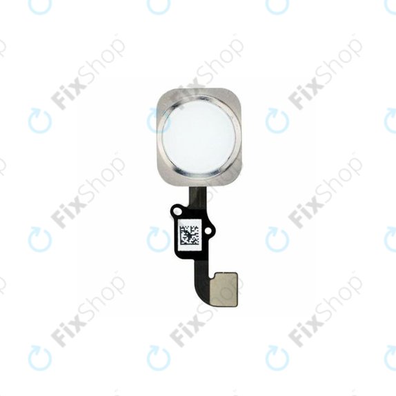 Apple iPhone 6, 6 Plus - Bouton Home + Câble Flex (Argent)