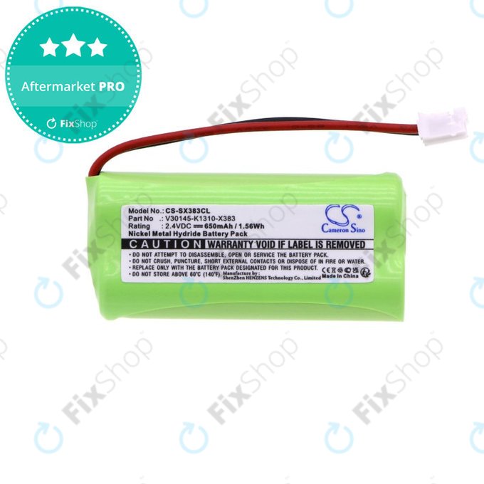 Batterie pour Gigaset A12, A140, A160, AL140, AS140, 650mAh, Ni-MH, 2.4V, V30145-K1310-X383, HQ