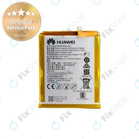 Huawei Honor 6X (BLN-L21) - Batterie HB386483ECW 3340mAh - 24022033 Genuine Service Pack