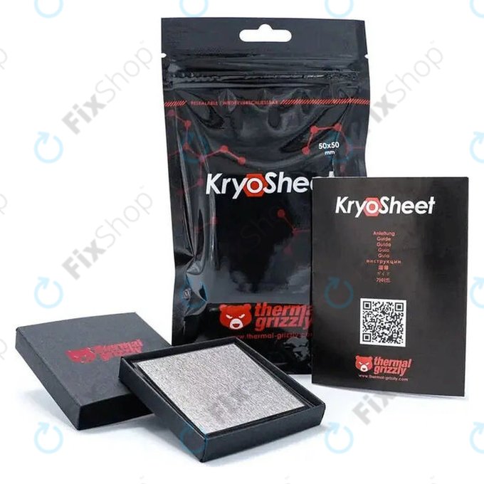 Pad thermique 38x38x0,2mm, Thermal Grizzly KryoSheet