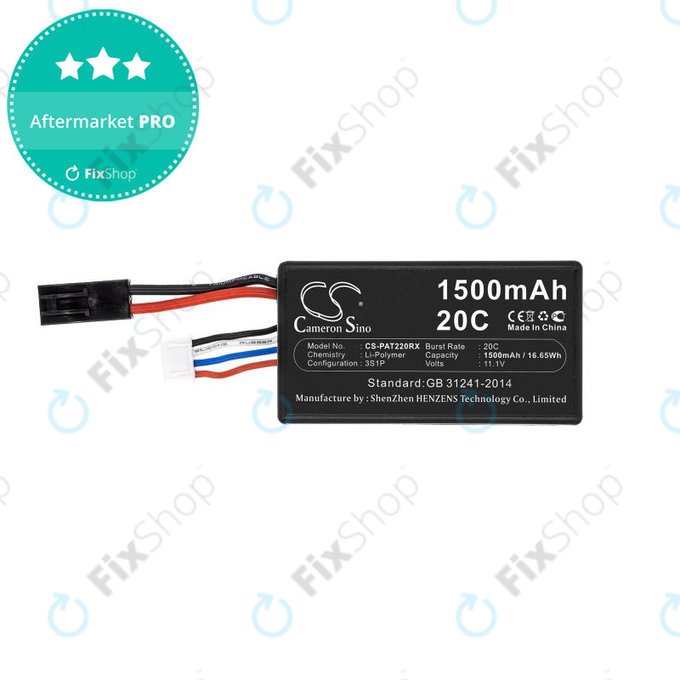 Batterie pour Parrot Ar.drone 2.0, 1500mAh, Li-Pol, 11.1V, HQ