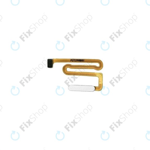 Samsung Galaxy A04S A047F - Capteur d'empreintes digitales + Câble flexible (Blanc) - GH96-15278B Genuine Service Pack