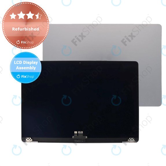 Apple MacBook Air 15" M2 A2941 (2023), M3 A3114 (2024) - Écran LCD + Vitre avant + Coque (Space Gray) Refurbished