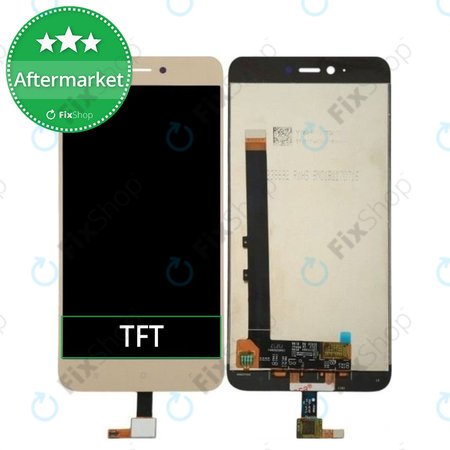 Xiaomi Redmi Note 5A 32 Go, 64 Go - Écran LCD + Écran tactile (Or)
