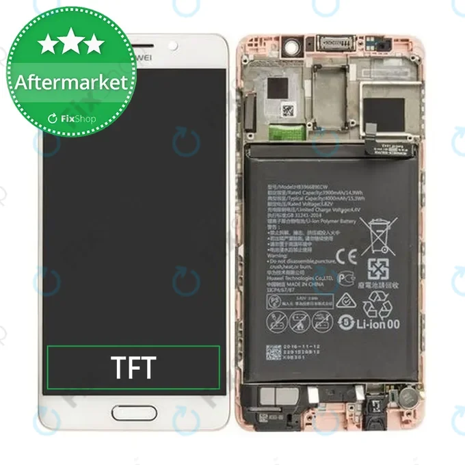 Huawei Mate 9 Pro - Écran LCD + Écran tactile + Cadre + Batterie (Blanc)