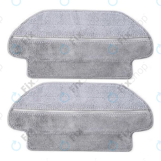 Chiffon de vadrouille, 2 pièces, Nettoyage humide léger pour Xiaomi Mi Robot Vacuum Mop Pro (P), 2S, Viomi V2 Pro, V3, SE