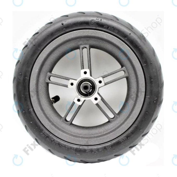 Xiaomi Mi Electric Scooter 1S, 2 M365, Essential - Roue arrière complète (Black) - C002550001900, C002550003500 Genuine Service Pack