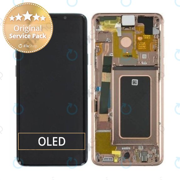 Samsung Galaxy S9 Plus G965F - Écran LCD + Écran Tactile + Cadre (Sunrise Gold) - GH97-21691E, GH97-21722E, GH97-21692E Genuine Service Pack