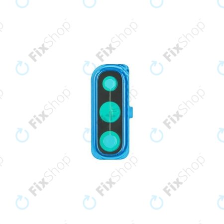 Samsung Galaxy A50 A505F - Cadre d'objectif de caméra arrière (Bleu) - GH98-44064C Genuine Service Pack