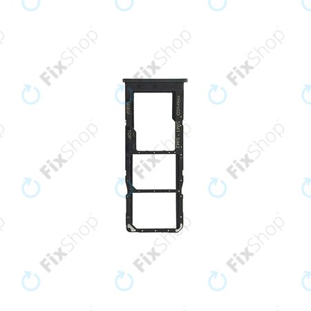 Samsung Galaxy M12 M127F - Plateau SIM (Noir) - GH98-46321A Genuine Service Pack