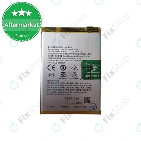 Realme 10 4G - Batterie BLP957 5000mAh