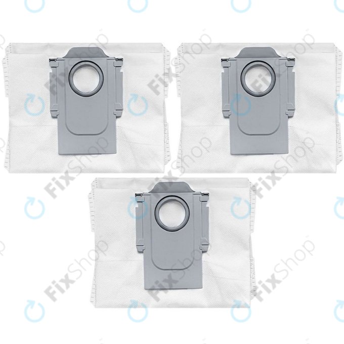 Sac à poussière, 3 pièces pour Xiaomi Roborock S7-series, S8-series, Q5-series, Q7-series, Q8 Max+