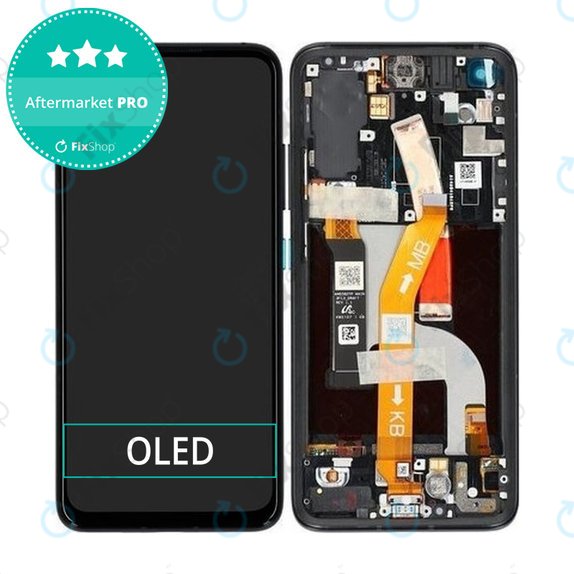 Asus ZenFone 8 ZS590KS - Écran LCD + Ecran Tactile + Cadre (Noir Obsidienne) OLED