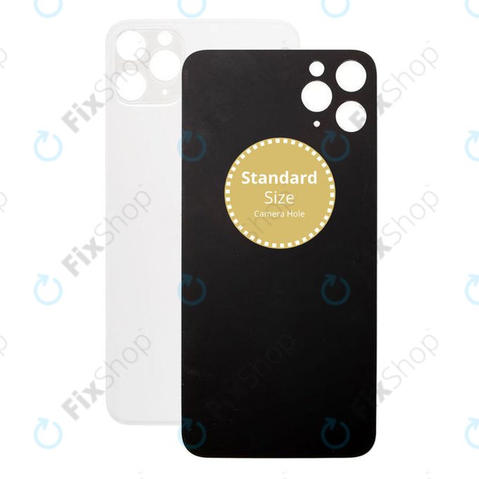 Apple iPhone 11 Pro Max - Verre du boîtier arrière (Silver)
