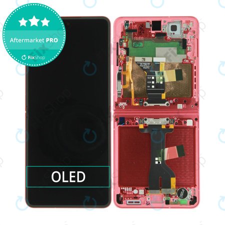Samsung Galaxy Z Flip 7 F766B - Écran LCD + Écran tactile + Cadre (Coralred) OLED
