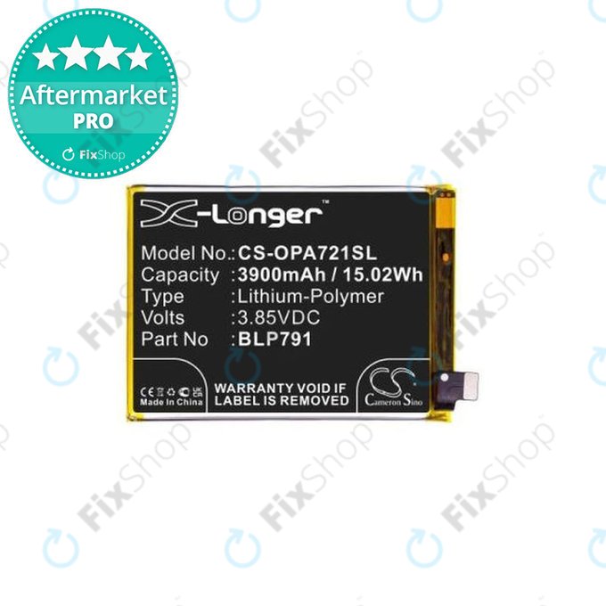 Oppo A72 - Batterie BLP791 3900mAh HQ