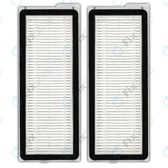 Filtre à poussière, 2 pièces pour Xiaomi Roborock QV 35A, QV 35S