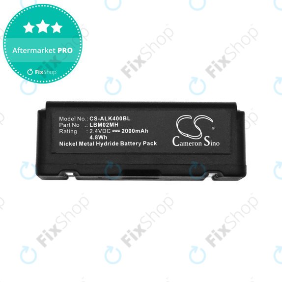 Batterie pour Autec LK4, 6, 8, 2000mAh, Ni-MH, 2.4V, LBM02MH, HQ