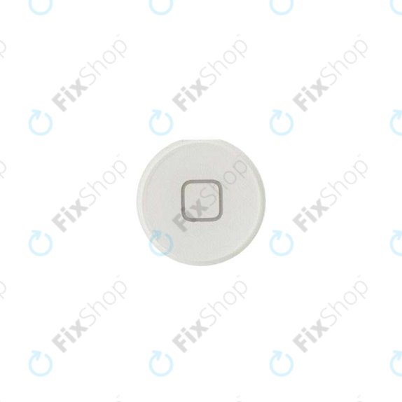 Apple iPad 3, iPad 4 - Bouton Accueil (Blanc)