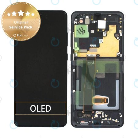 Samsung Galaxy S20 Ultra G988F - Écran LCD + Écran Tactile + Cadre (Noir Cosmique) - GH82-26032A, GH82-26033A Genuine Service Pack