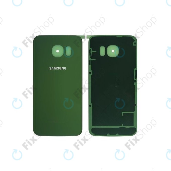 Samsung Galaxy S6 Edge G925F - Cache batterie (Vert) - GH82-09602E Genuine Service Pack