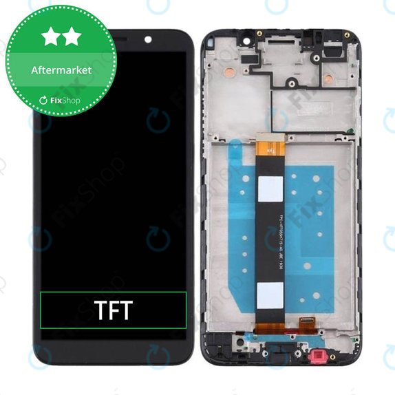 Motorola Moto E6 Play - Écran LCD + Écran tactile + Cadre (Noir) TFT