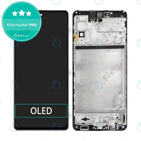 Samsung Galaxy M51 M515F - Écran LCD + Écran tactile + Cadre (Noir Céleste) OLED