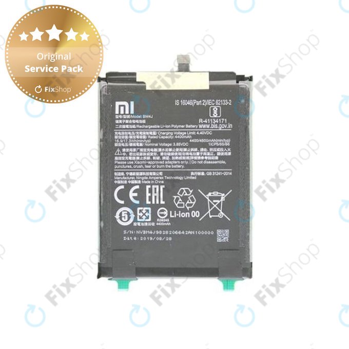 Xiaomi Redmi Note 8 Pro - Batterie BM4J 4500mAh - 46BM4JA030H8 Genuine Service Pack