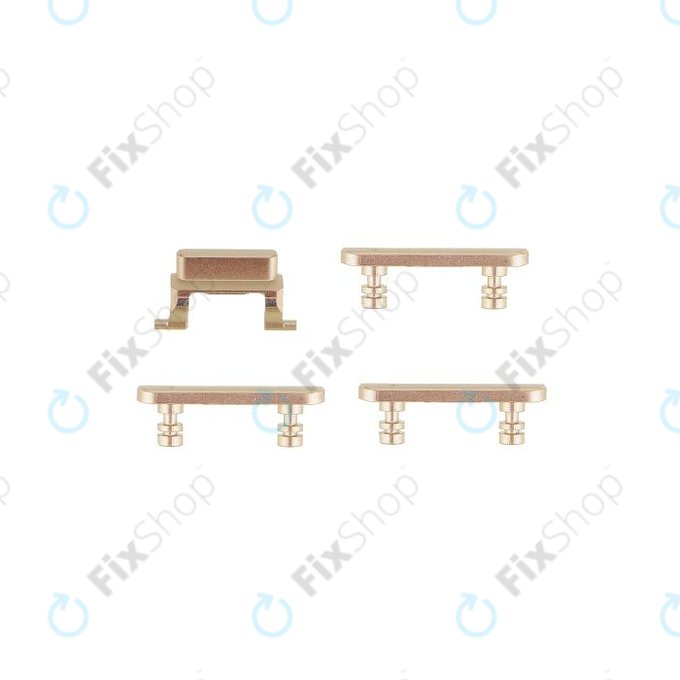 Apple iPhone 7 - Ensemble de boutons latéraux - Alimentation + Volume + Muet (Or)