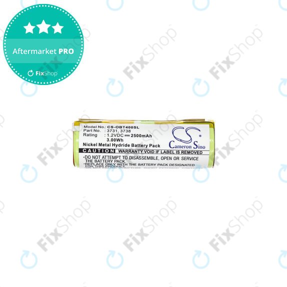 Batterie pour Oral-B Professional Care, Triumph, 2500mAh, Ni-MH, 1.2V, 3731, HQ