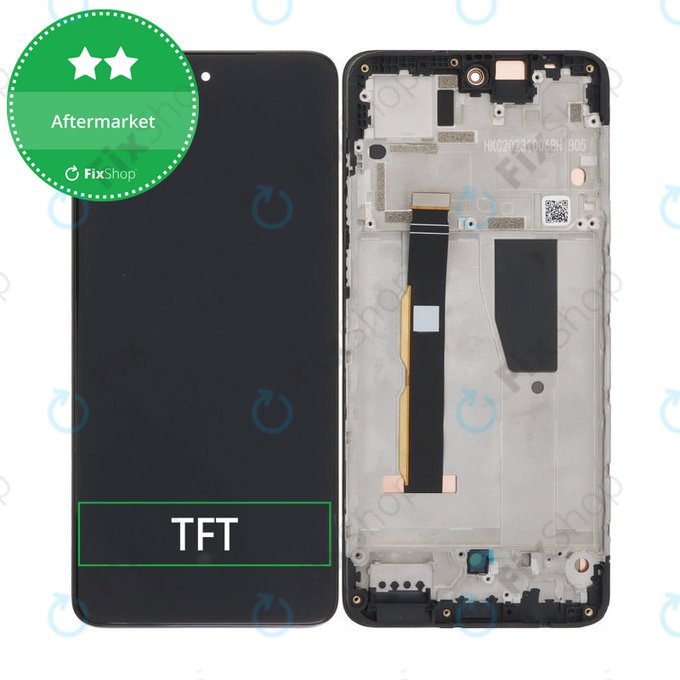 Motorola Moto G84 XT2347 - Écran LCD + Écran tactile + Cadre (Black) TFT