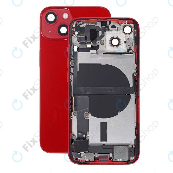 Apple iPhone 13 - Petites pièces du boîtier arrière (rouge)