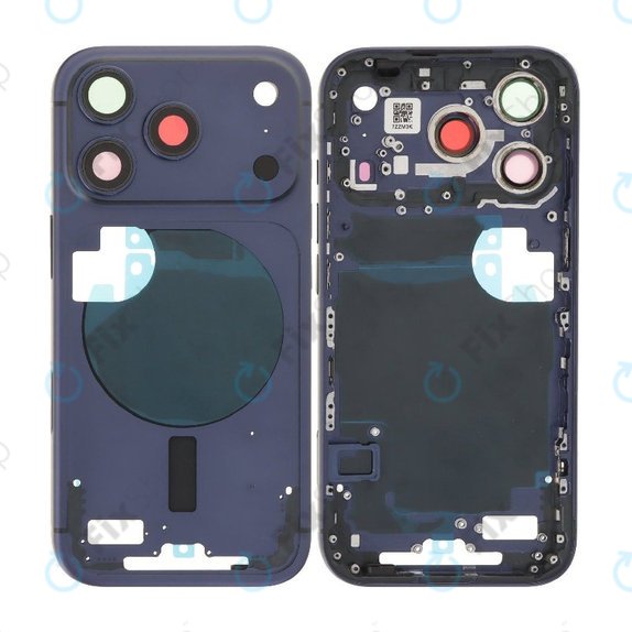 Boîtier arrière pour iPhone 17 Pro, Dark Blue