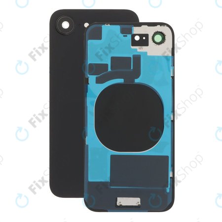 Apple iPhone 16e - Verre de la coque arriere + Verre de caméra (Black)