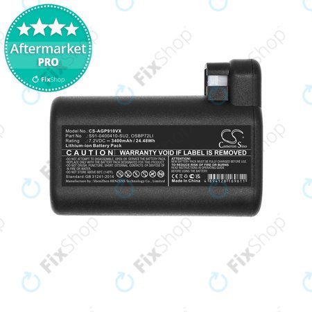 AEG série RX, Electrolux E, série P - Batterie S91-0400410-SU2, OSBP72LI, OSBP72LI25 3400mAh HQ