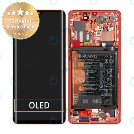 Huawei P30 Pro - Écran LCD + Écran tactile + Cadre + Batterie (Amber Sunrise) - 02352PGK