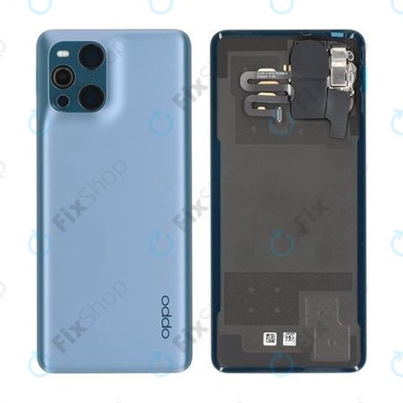 Oppo Find X3 Pro - Cache batterie (Bleu) - 6561751 Genuine Service Pack