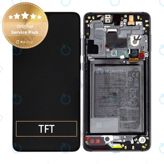 Huawei Mate 20 - Écran LCD + Ecran Tactile + Cadre + Batterie (Noir) - 02352ETG